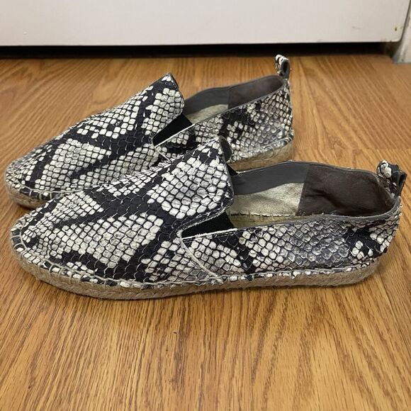 VINCE. Python snakeskin espadrille slip on shoes size US 10 - Picture 2 of 8